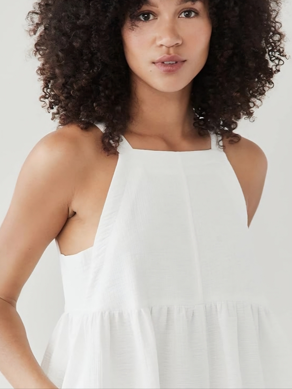 {Rachel Comey} Fresco Square-Neck Midi Dress Size Small